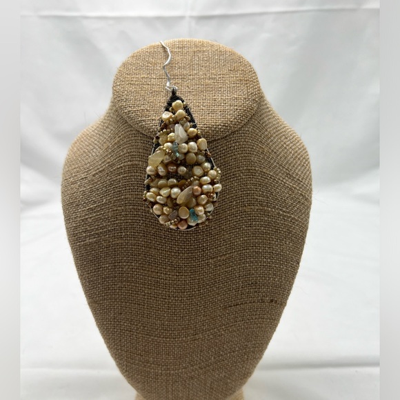 Beaded Stone Pendant - Picture 2 of 4